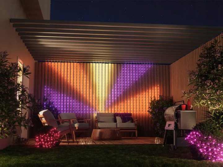 Siatka dekoracyjna Twinkly Net Lights - 260 LED RGB 1.2x1.9 m, IP44