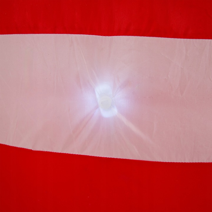 MIKOŁAJ nadmuchiwany ŚWIECĄCY DUŻY pompowany LED 250 cm DEKORACJA NA ŚWIĘTA