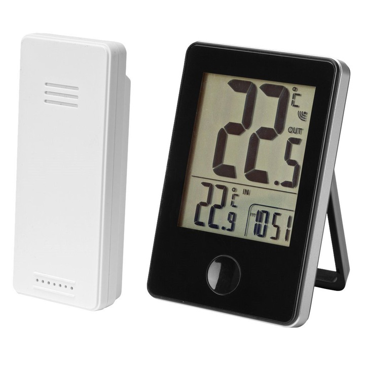 Termometr bezprzewodowy biały zasięg do 60M