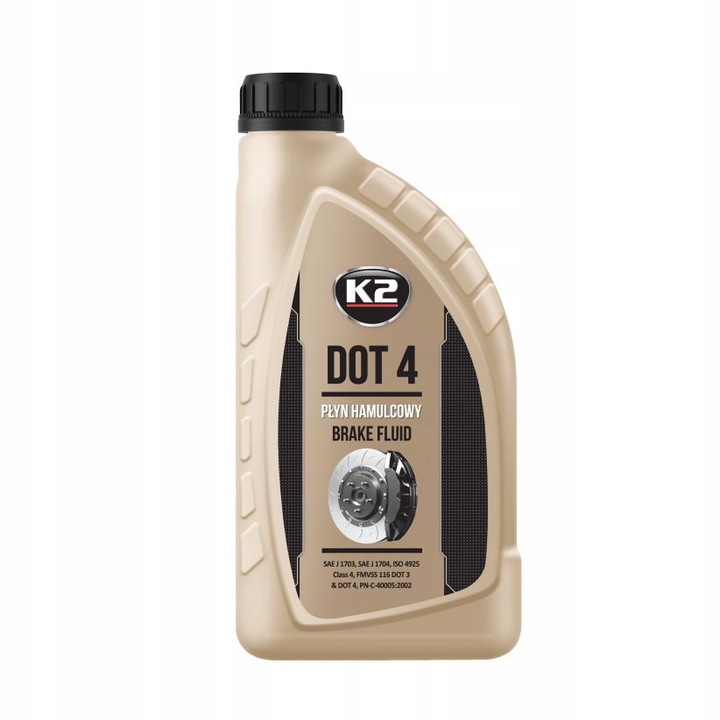 K2 DOT 4 Płyn hamulcowy do hamulców 1000 ml