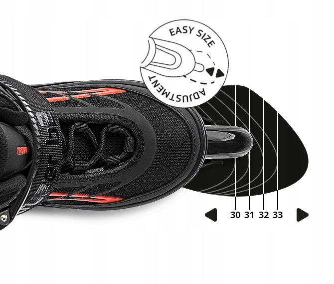 Rolki regulowane MOVINO CRUZER B2 30-33