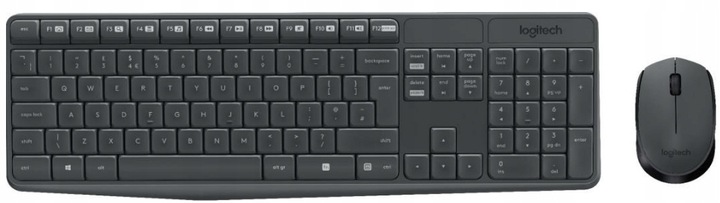 LOGITECH Zestaw Klawiatura i Mysz BEZPRZEWODOWA BLUETOOTH MK235