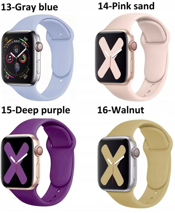 PASEK DO APPLE WATCH 2 3 4 5 6 7 8 9 SE ULTRA 2 38/40/41/42/44/45/49m Sport
