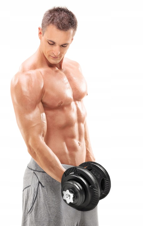 HANTLE Żeliwne 40kg 2szt x20kg gryfi zestaw