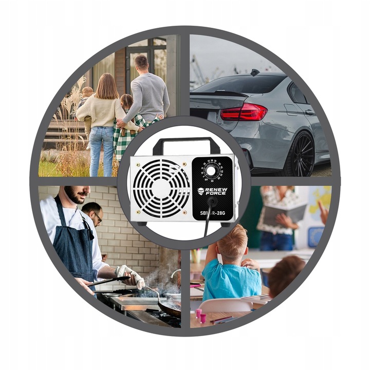 Generator ozonu Renew Force OZONATOR OCZYSZCZACZ POWIETRZA DO DOMU MOCNY