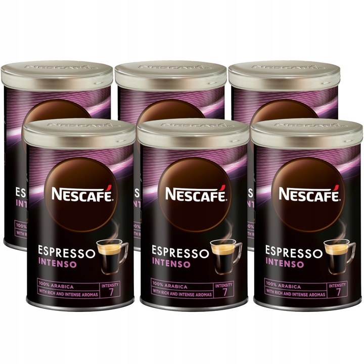 Kawa rozpuszczalna Nescafe Espresso Intenso 100% Arabika 6x 95g