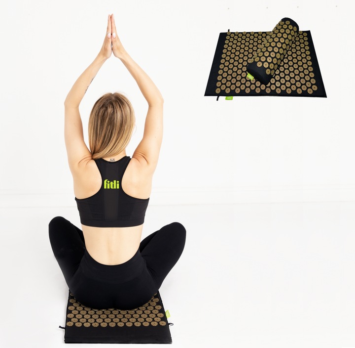 MATA ZDROWOTNA DO AKUPRESURY Z KOLCAMI + PODUSZKA