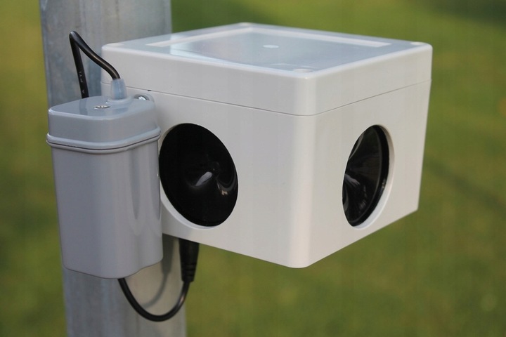 Potężny odstraszacz ogrodowy na kuny lisy szczury myszy, 2500 m2