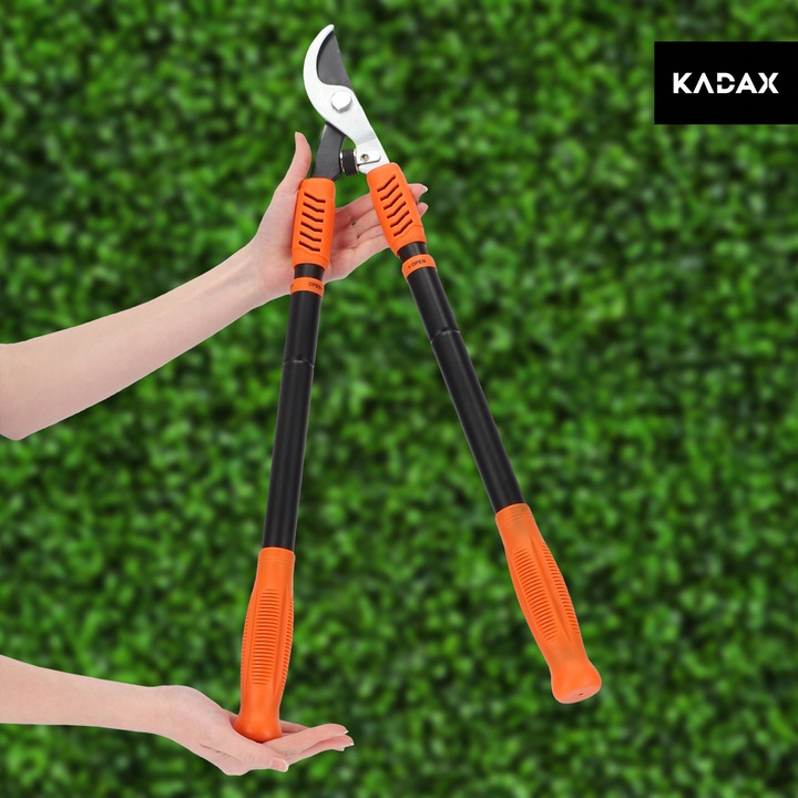 SEKATOR NOŻYCE OGRODOWY RĘCZNY DO GAŁĘZI KRZEWÓW TELESKOPOWY OSTRY SOLIDNY