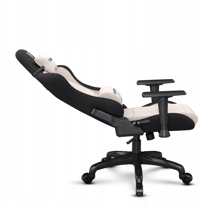 Fotel Gamingowy Materiałowy Obrotowy Biurowy Krzesło Gracza Kubełek Sense7