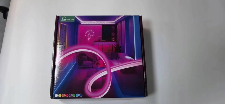 5m Taśma LED RGBIC NEON FLEX 5050 Aplikacja Bluetooth Pilot Zasilacz