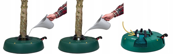 STOJAK CHOINKOWY SAMOZACISKOWY PODSTAWKA NA ŻYWĄ CHOINKĘ, WYSOKOŚĆ DO 4,5 M