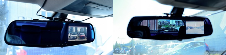 Wideorejestrator lusterko wsteczne microSD GRATIS