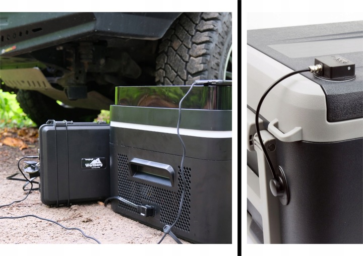 30L lodówka zamrażarka -20°C 12V/24V|230V bluetooth samochodowa sprężarkowa