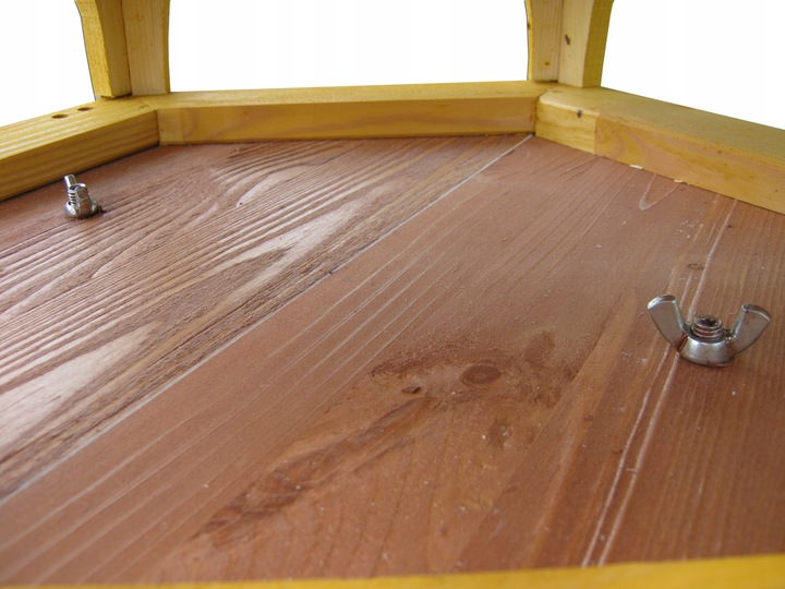 Duży karmnik dla ptaków z drewna do ogrodu K60 XXL