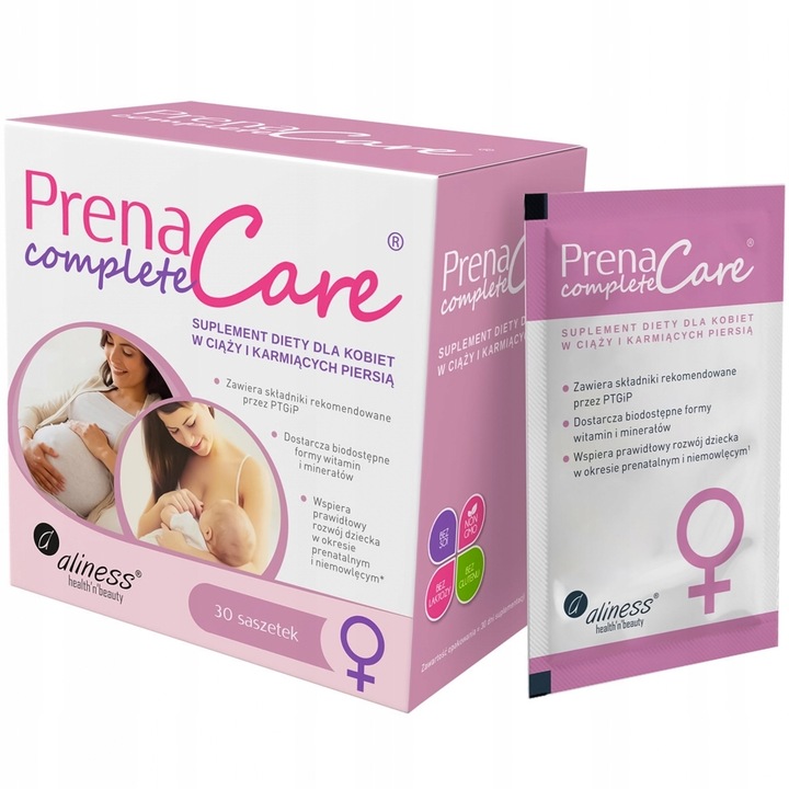 Aliness PrenaCare Complete dla kobiet w ciąży i karmiących x 30 saszetek