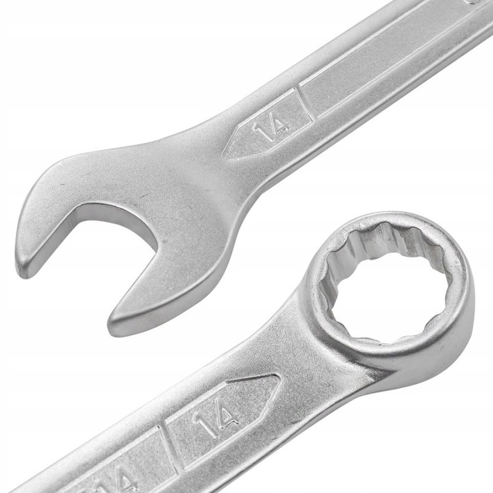 ZESTAW KLUCZY PŁASKO-OCZKOWYCH 18 ELEMENTÓW STAL CRV 8-32 MM JCB