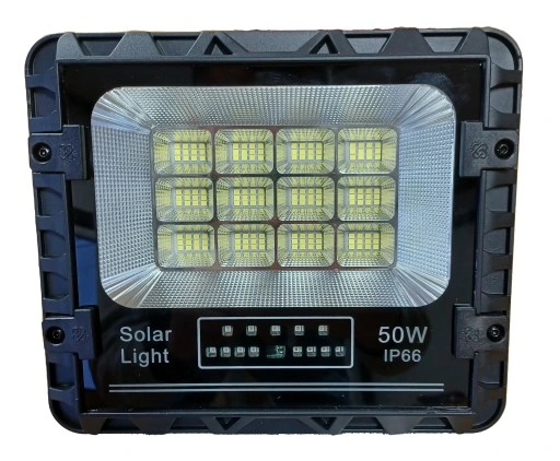 LAMPA SOLARNA 50W HALOGEN LED OSOBNY PANEL PREMIUM