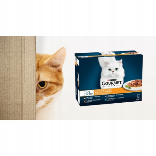 Karma dla kota Gourmet Perle fileciki w sosie (12 x 85 g) x 2 opakowania