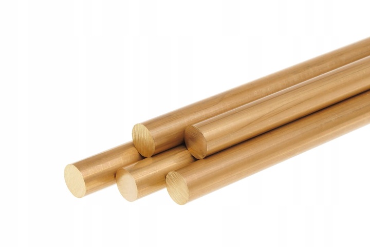 Pręt mosiężny wałek fi 10mm x 1mb | 100cm