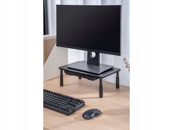 PODSTAWKA POD MONITOR DRUKARKE LAPTOPA Z SZUFLADĄ