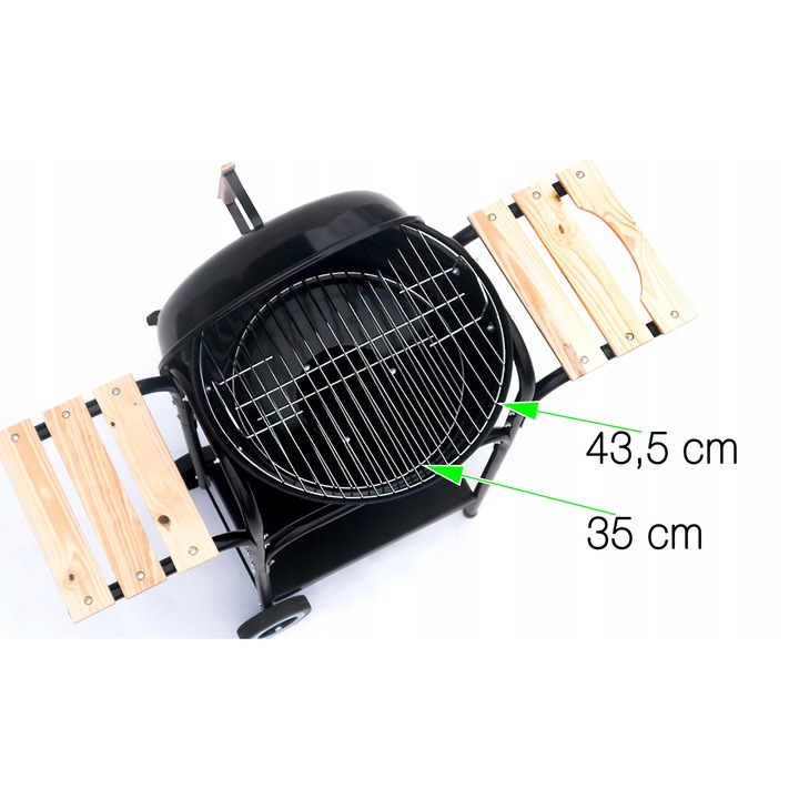 Grill węglowy Mirpol 43 x 43 cm