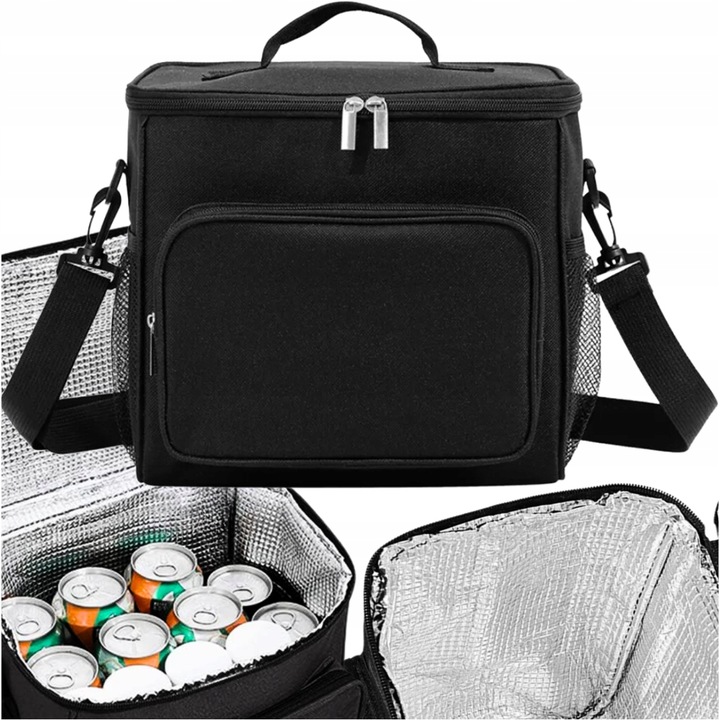 Termiczna LUNCH BOX Torba na napoje jedzenie Śniadanie podróżna duża