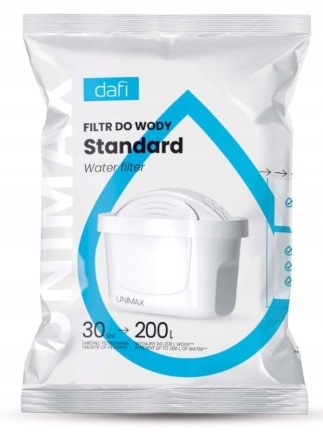 Dzbanek DAFI Astra Unimax 3l + 3 Filtry Dafi Kolor Czarny