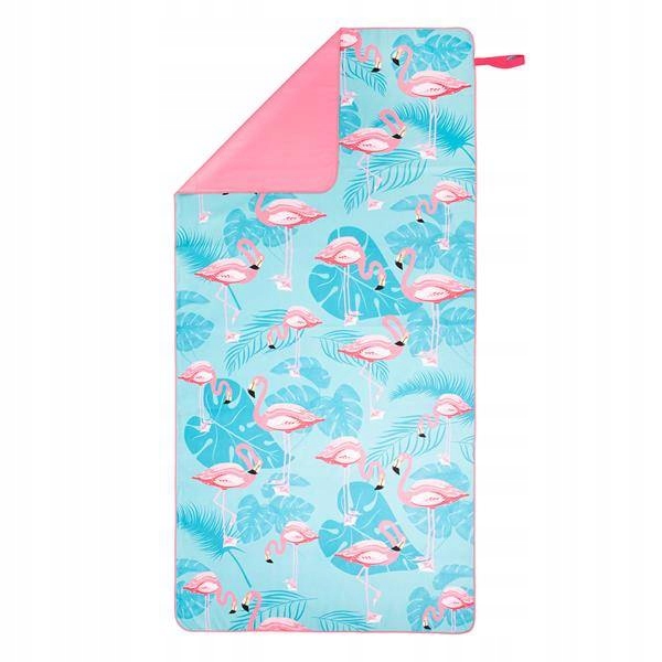 FLAMING RĘCZNIK Z MIKROFIBRY 160X80 cm NILS CAMP na plażę piknik urlop