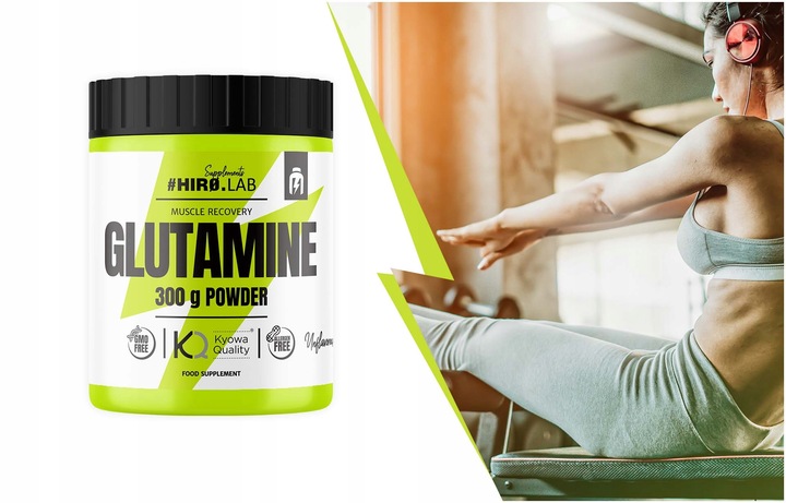 GLUTAMINA AMINOKWASY GLUTAMINE 300 g AMINO L-GLUTAMINA L-GLUTAMINE hiro