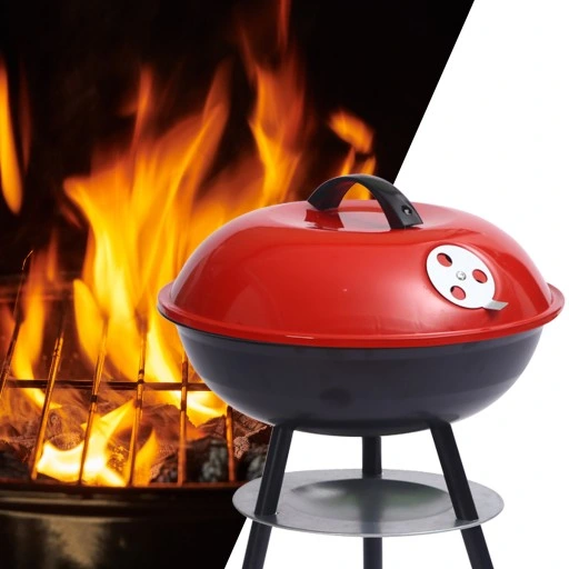 Grill węglowy okrągły gril 43 cm