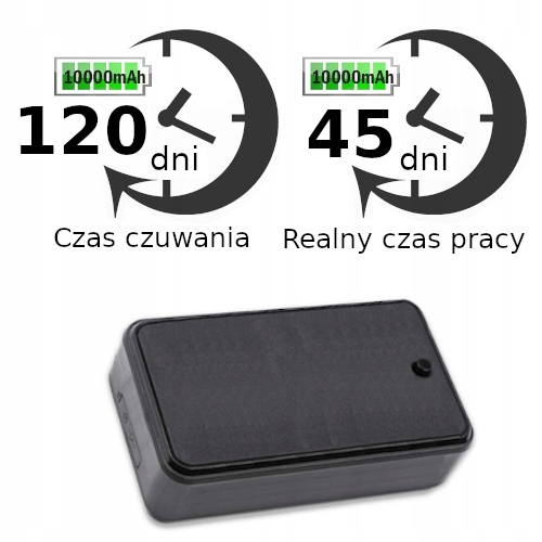 Lokalizator GPS Tracker Nadajnik 120 dni +SIM MT40