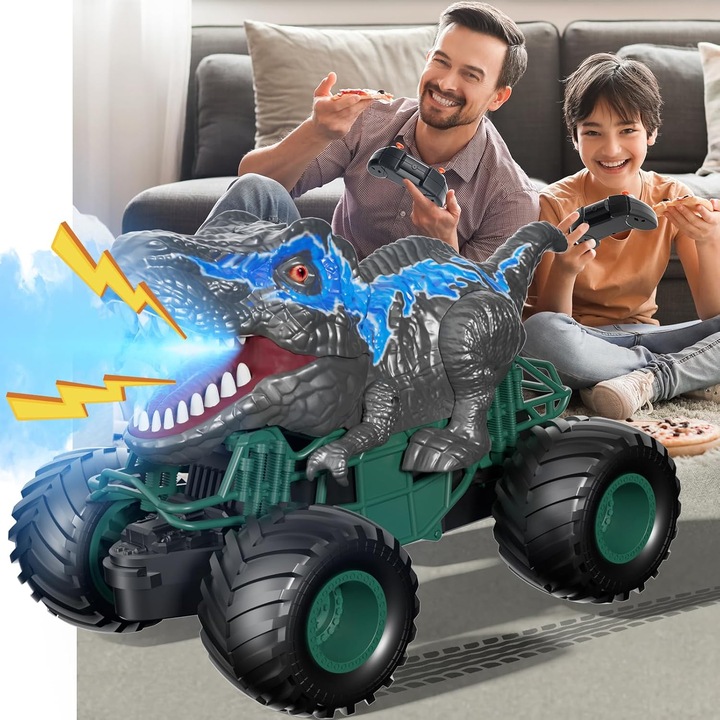 ZDALNIE STEROWANY SAMOCHÓD RC, SAMOCHÓD RC CAR MONSTER TRUCK DINOZAURY