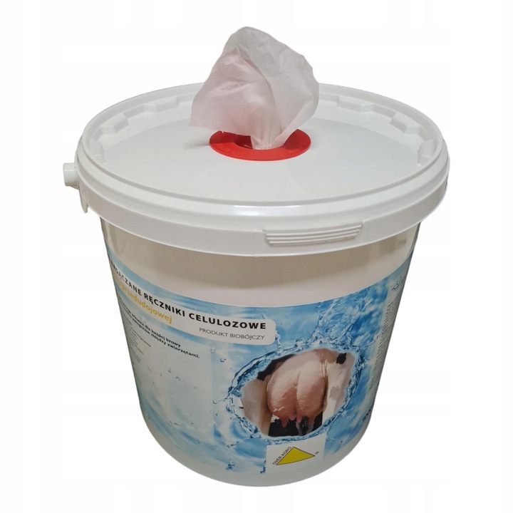 Ręczniczki do mycia wymion wiaderko 1000szt. Over