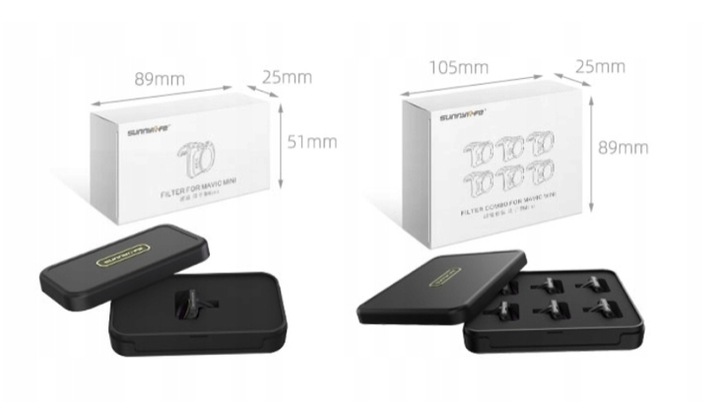 Filtr CPL Polaryzacyjny do Drona DJI Mavic Mini / 2 / SE / 2SE + ETUI