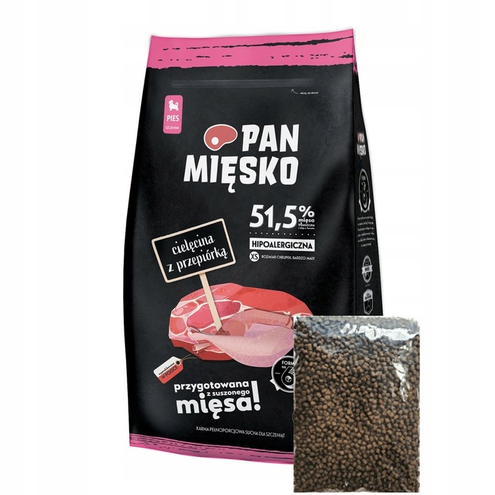 Pan Mięsko cielęcina z przepiórką 3 kg -na wagę