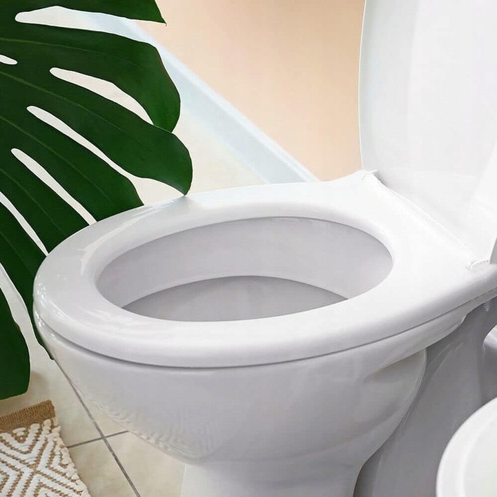 Deska sedesowa wolnoopadajaca uniwersalna do WC klozetowa twarda easy clean