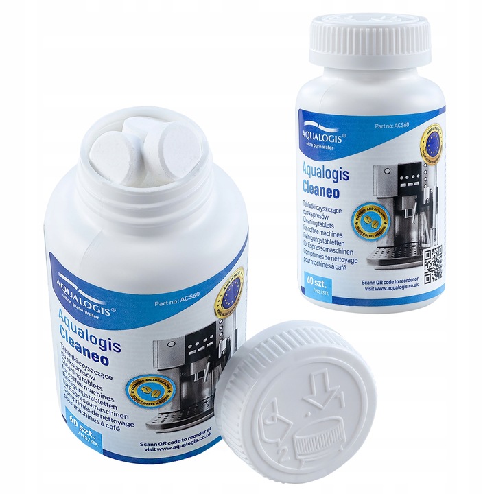 Tabletki Czyszczące Do Ekspresu Aqualogis Cleaneo 60 tabletek