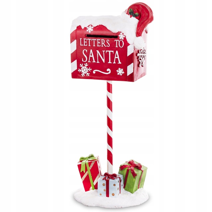 Dekoracyjna Skrzynka na Listy do Świętego Mikołaja Bajkowa ozdoba Święta