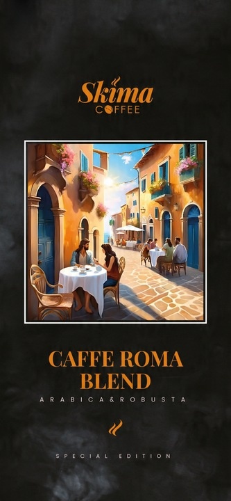 Kawa ziarnista 1kg CAFFE ROMA BLEND (SPECIAL EDITION) do ekspresu + GRATIS