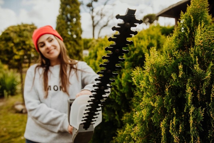 NOŻYCE ELEKTRYCZNE DO ŻYWOPŁOTU KRZEWÓW GAŁĘZI SEKATOR LEHMANN 1500W OSTRE