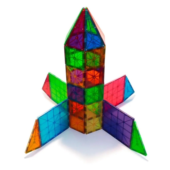 MAGNA TILES Klocki Magnetyczne Konstrukcyjne Classic 100 elementów