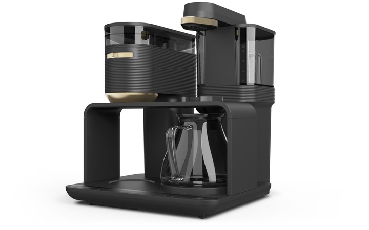 EKSPRES PRZELEWOWY MELITTA EPOS Pour Over z młynkiem 1024-02 czarny/złoty