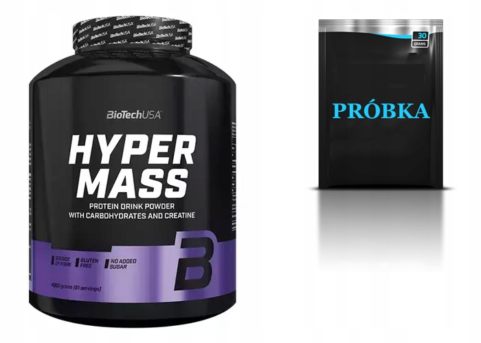 BIOTECH USA HYPER MASS 4000g + GRATIS SMAK: TRUSKAWKOWY