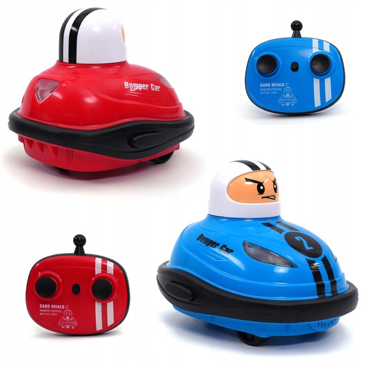 BUMPERY SAMOCHODZIKI ZDALNIE STEROWANE RC DO ZDERZANIA GRA DLA DZIECI