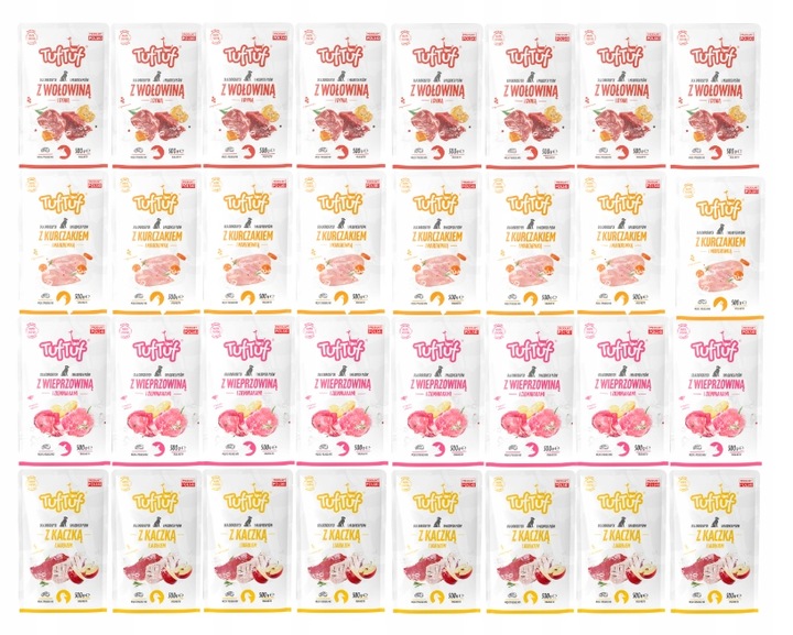 TUF TUF KARMA MOKRA SASZETKA 40X100G 65% MIĘSA