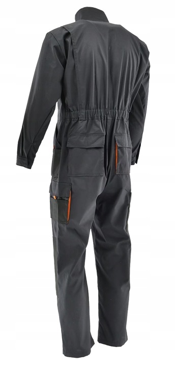 MOCNY Kombinezon roboczy MECHANIK jednoczęściowy WZMACNIANY NIEKRĘPUJĄCY