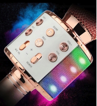 MIKROFON BEZPRZEWODOWY KARAOKE BLUETOOTH KOLORY