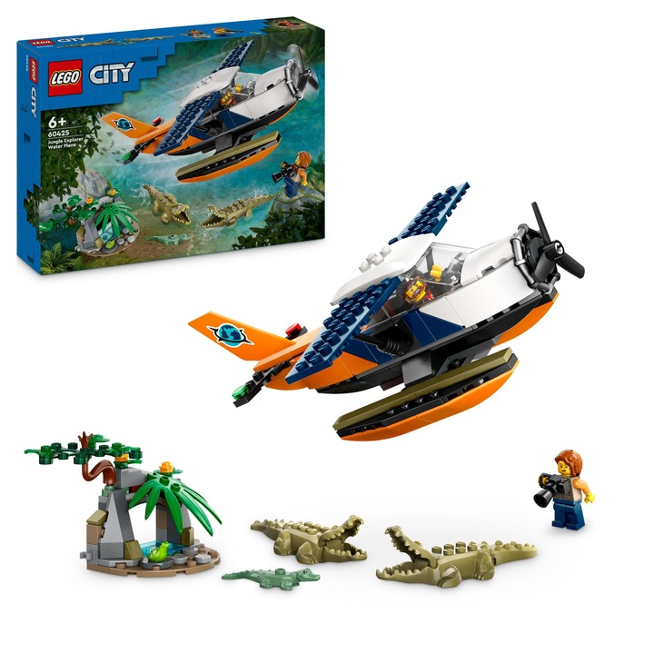 LEGO CITY 60425 WODOLOT BADACZKI DŻUNGLI