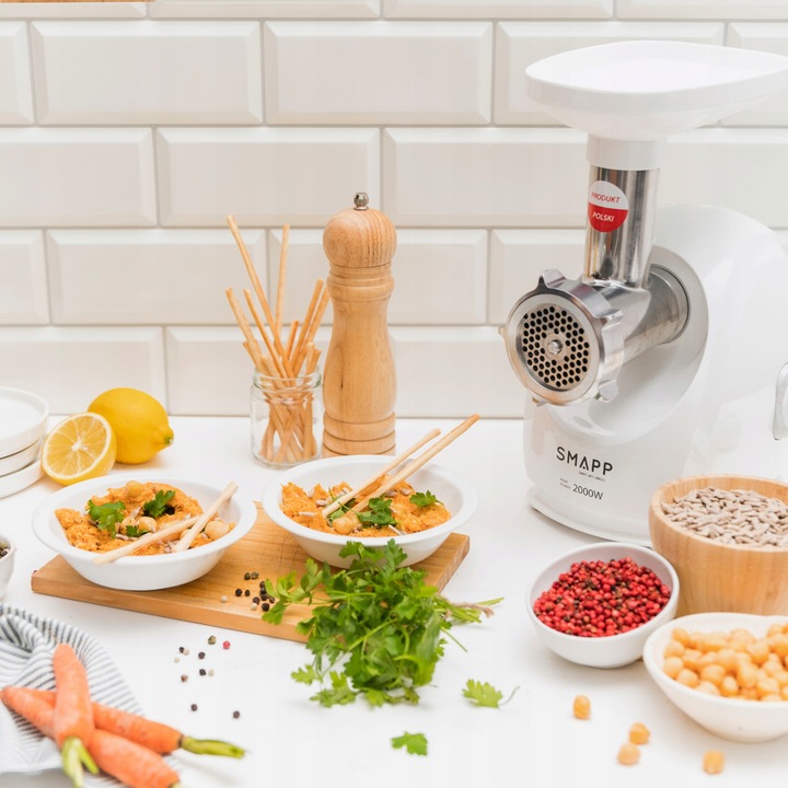 Maszynka do mielenia mięsa z Szatkownicą 2000W EBOOK Gratis